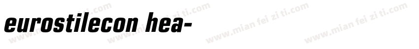 eurostilecon hea字体转换